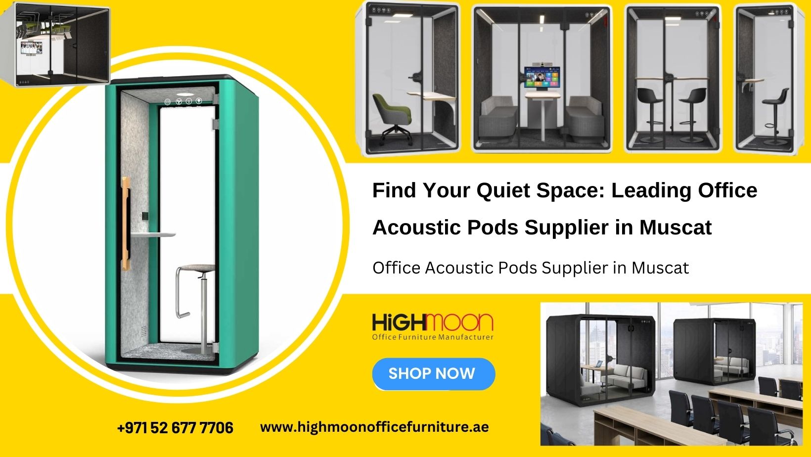 Office Acoustic Pods Supplier in Muscat