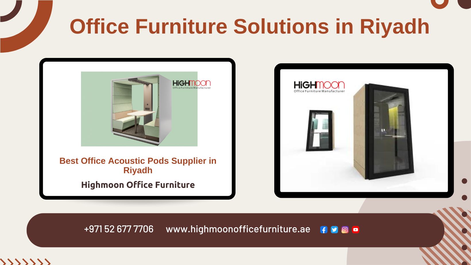 Office Acoustic Pods Supplier in Riyadh