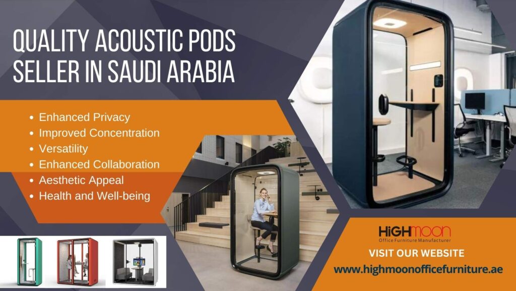 Quality Acoustic Pods Seller in Saudi Arabia