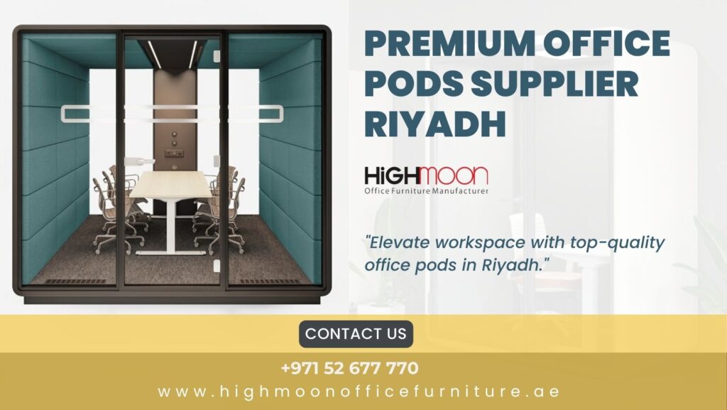 Quality Office Pods Supplier in Riyadh