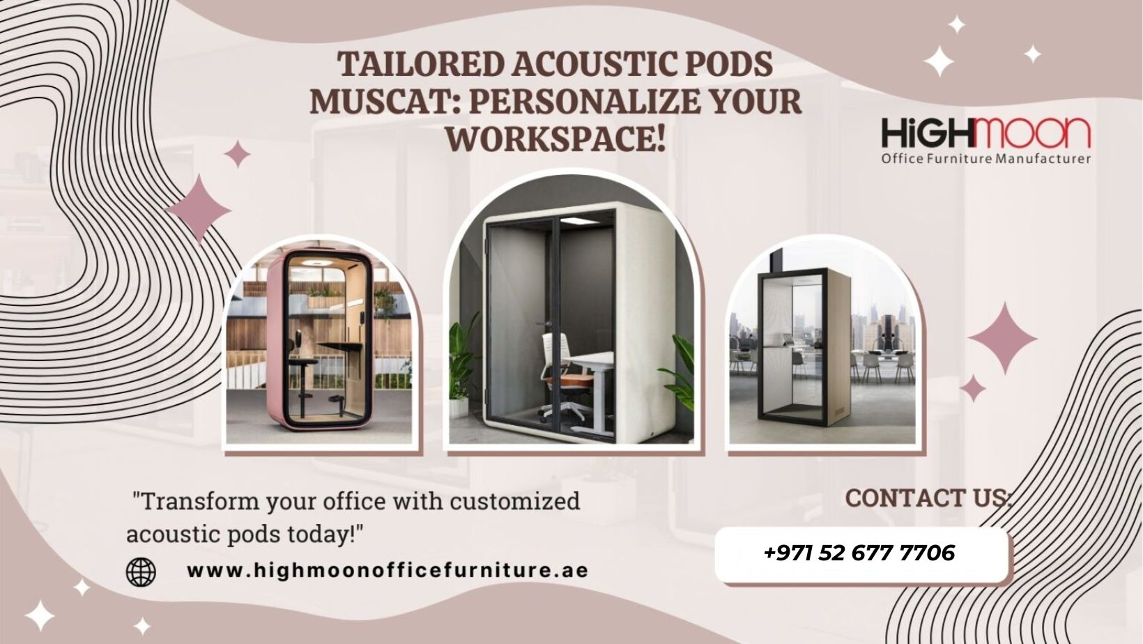 customized acoustic pods Muscat