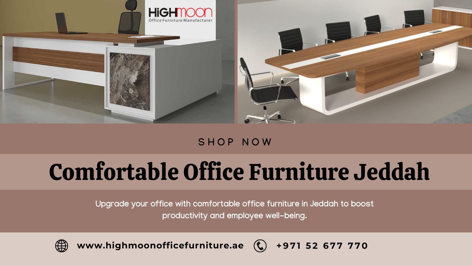 Comfortable Office Furniture in Jeddah
