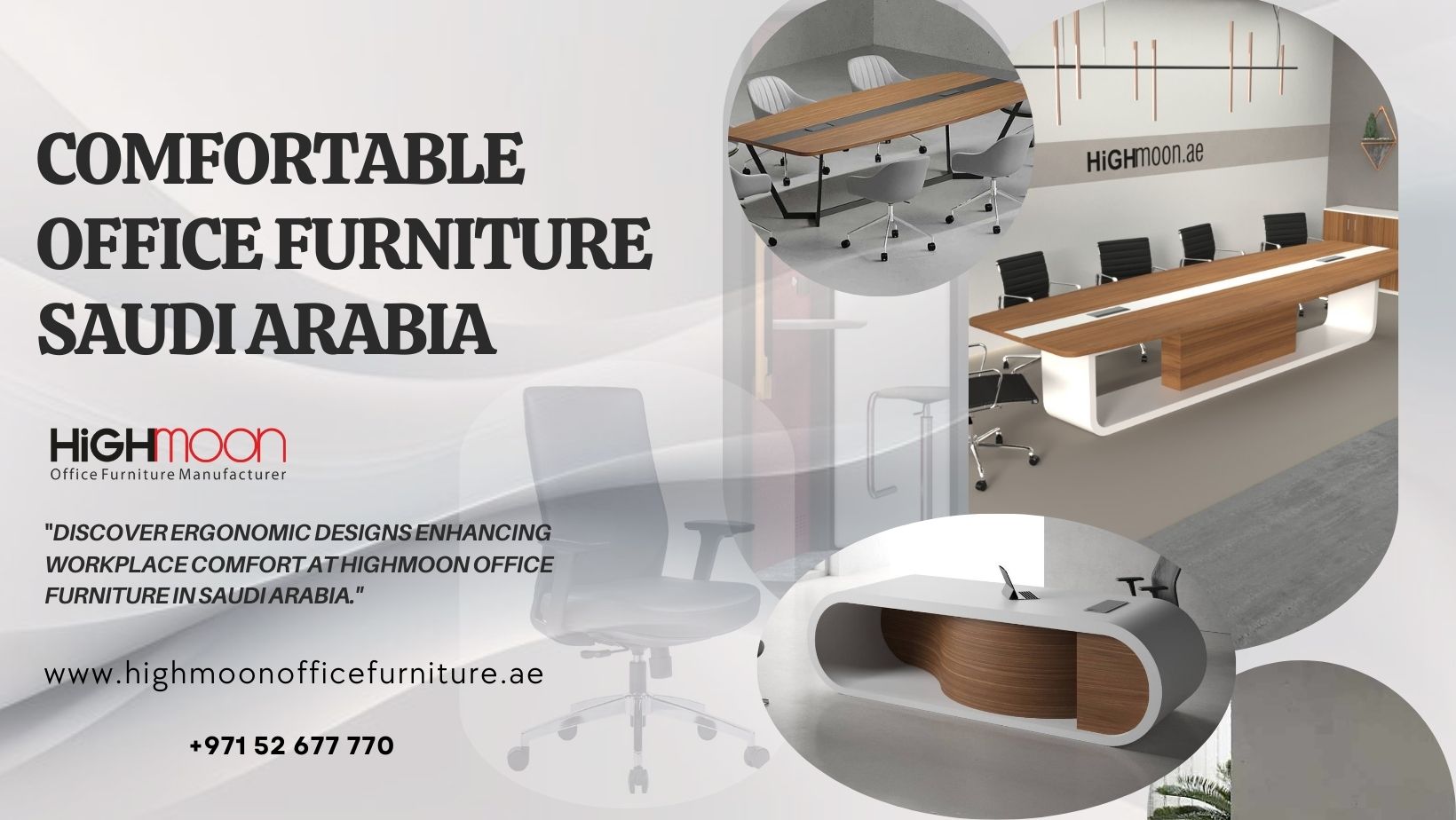 Comfortable Office Furniture in Saudi Arabia