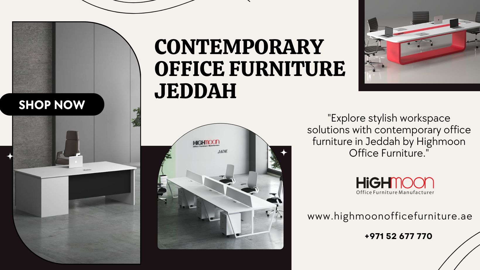 Contemporary Office Furniture in Jeddah
