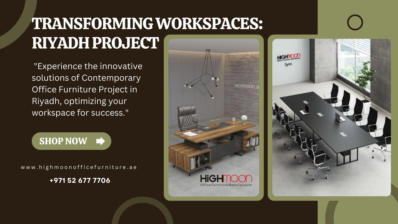 Contemporary Office Furniture Project in Riyadh