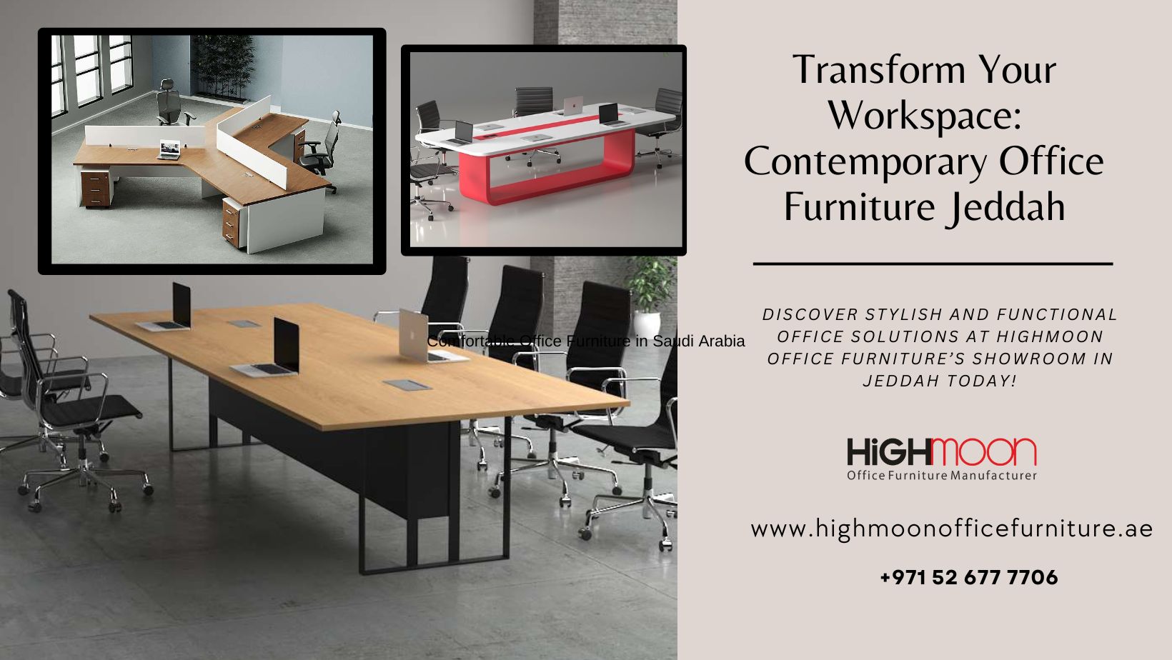 Contemporary Office Furniture Retailers in Jeddah