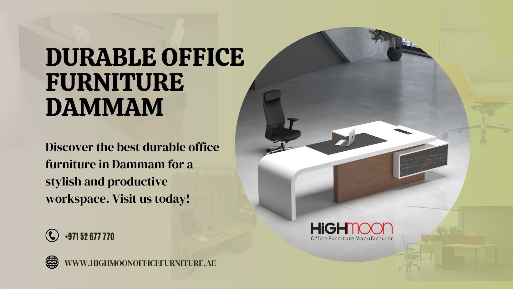 Durable Office Furniture Solutions in Dammam