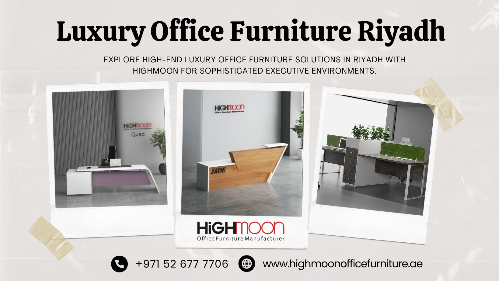 Fancy Office Furniture Supplier in Riyadh