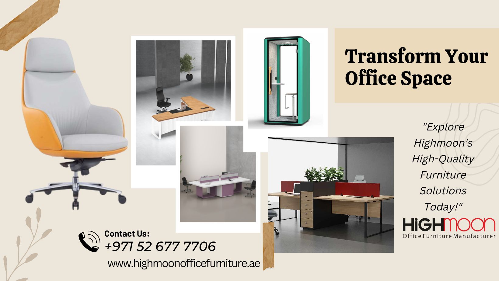 High-Quality Office Furniture Delivery in Umm Al Quwain