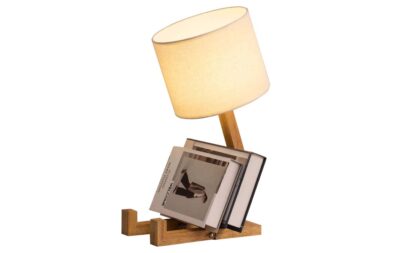 Wooden Stickman Table Lamp With Adjustable Frame