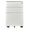 Steel Mobile Pedestal - White