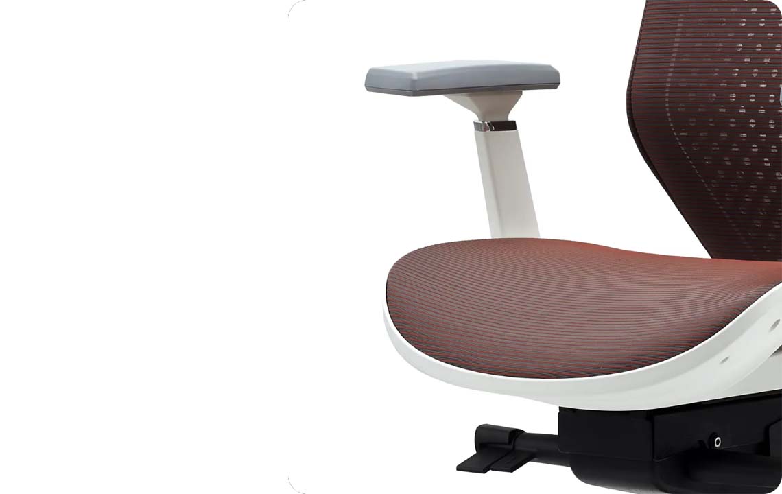 ROVER CHAIR ergonomic cherry red chair