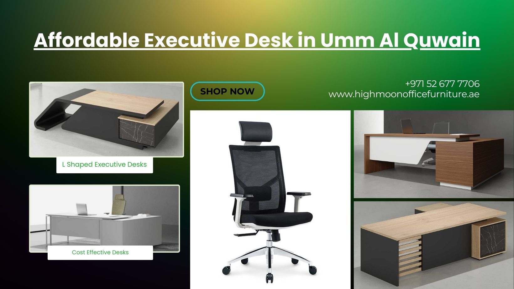 Affordable Executive Desk in Umm Al Quwain