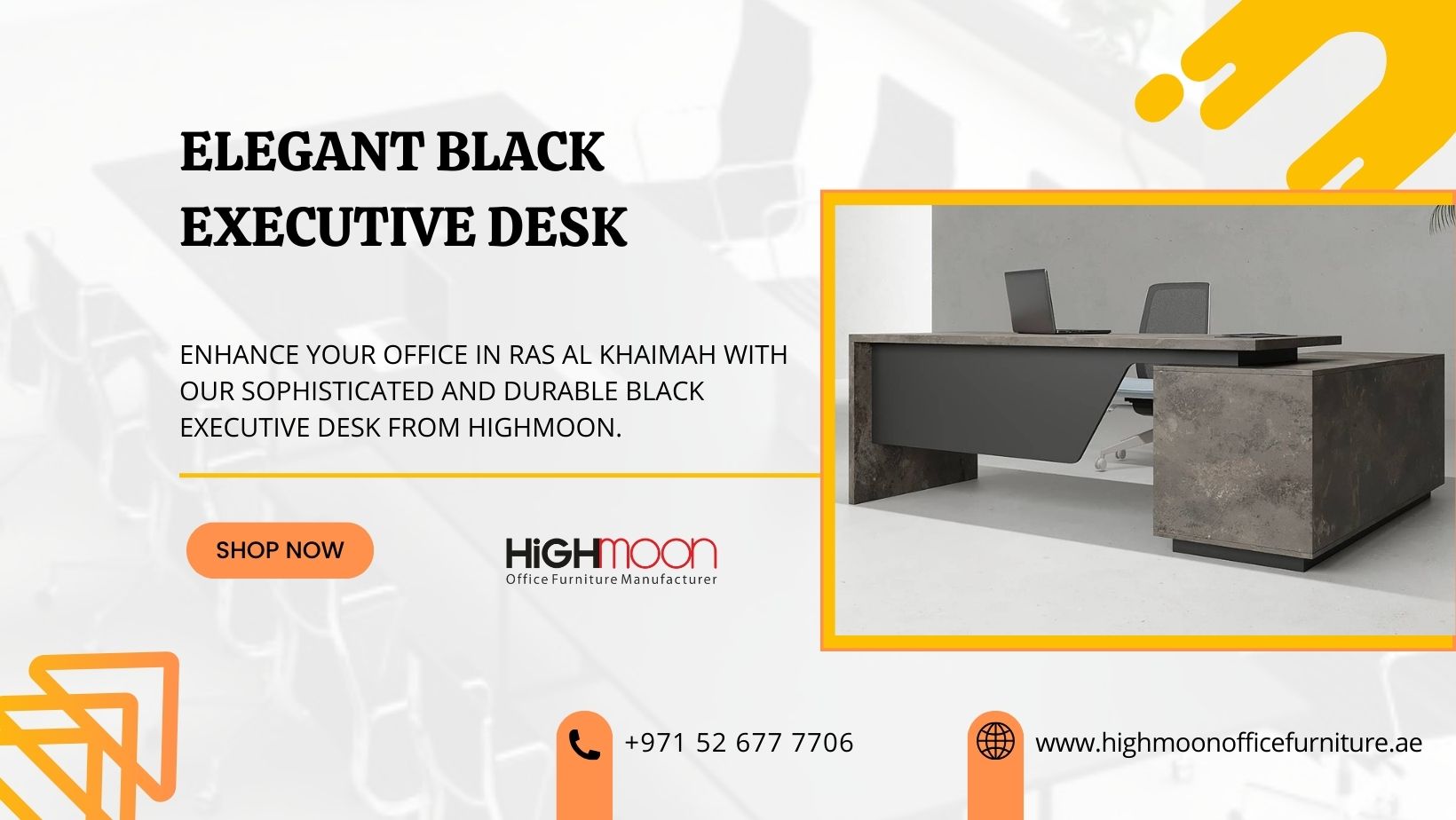 Black Executive Furniture in Ras Al Khaimah