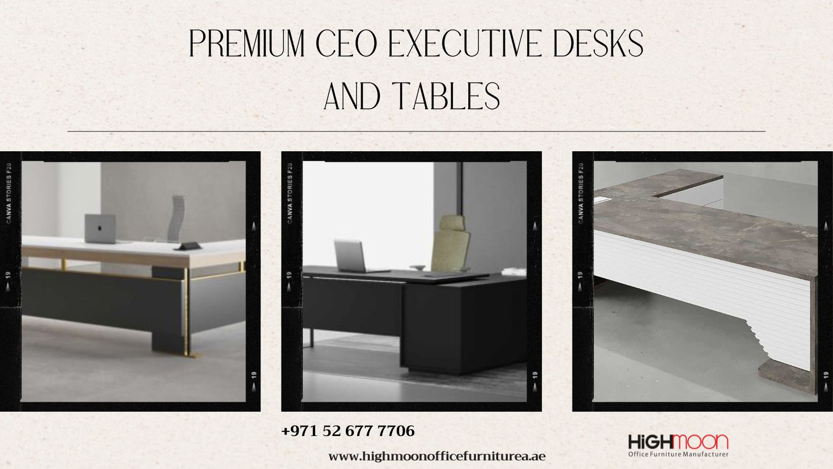 CEO Executive Desk