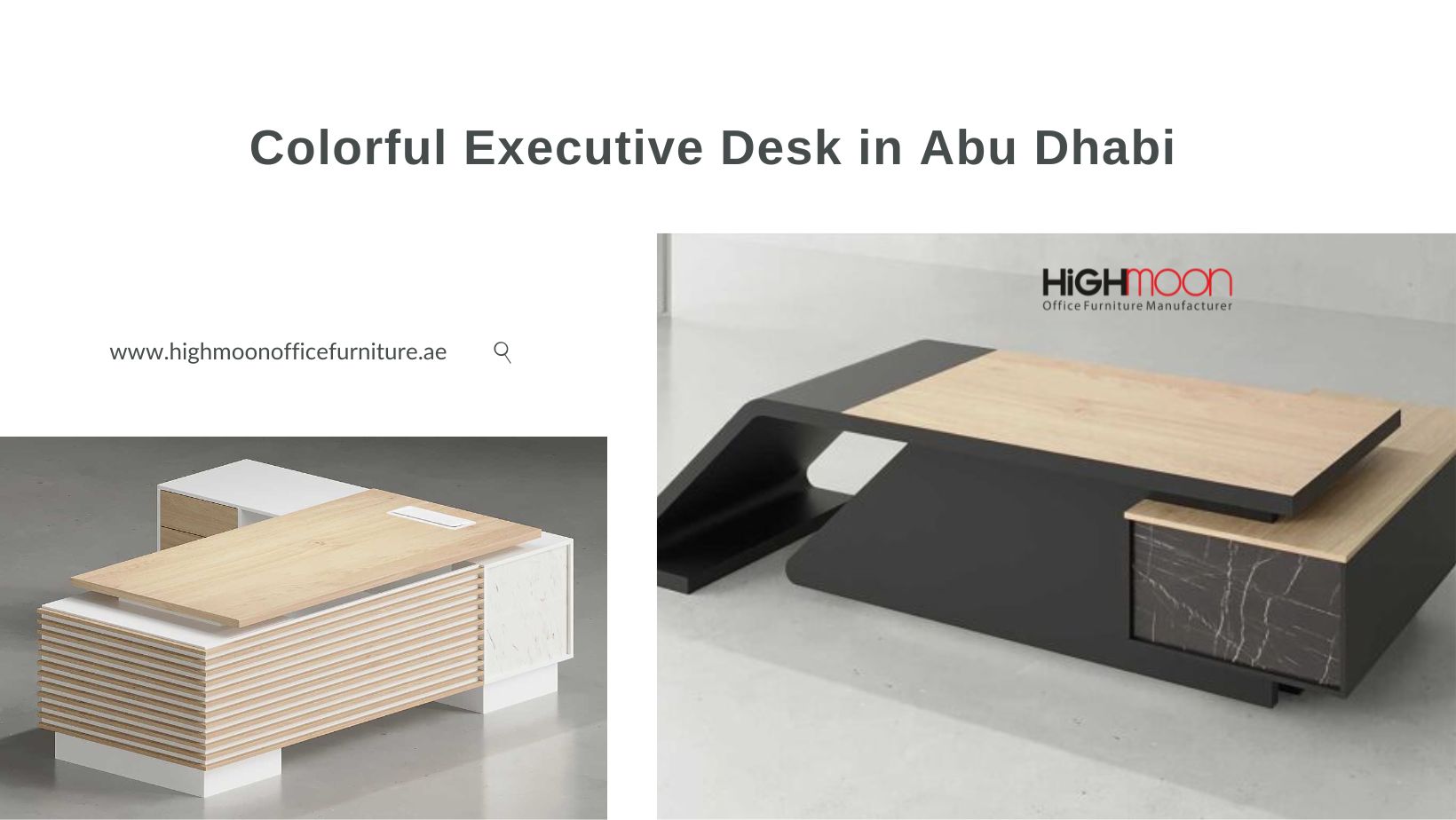 Colorful Executive Desk in Abu Dhabi