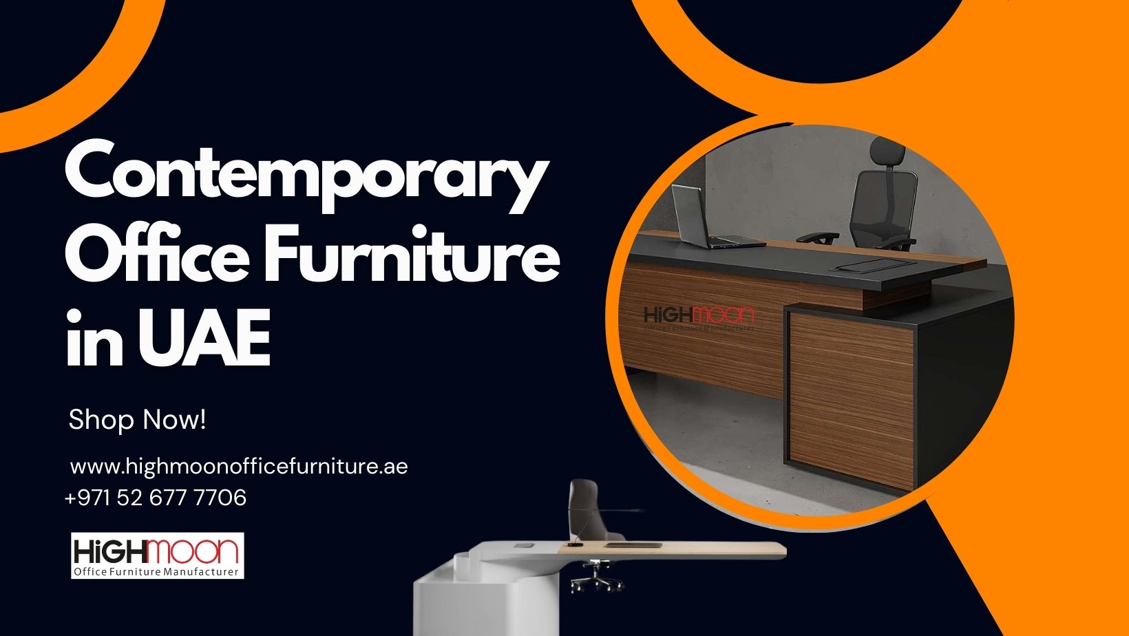 Contemporary Executive Desk in UAE