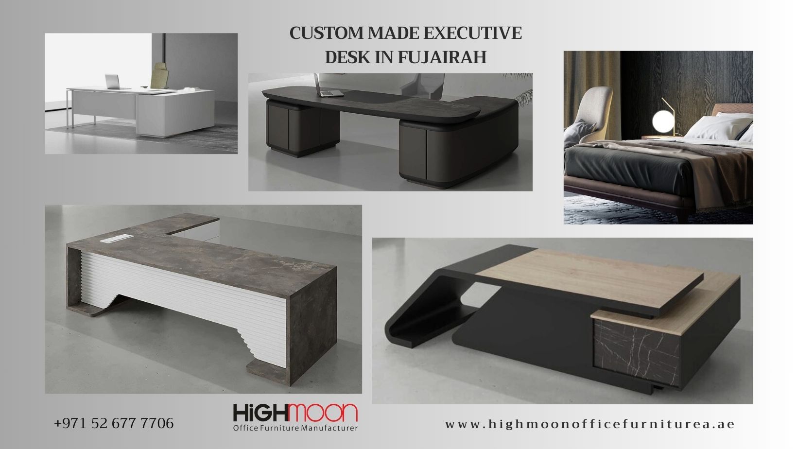 Custom Made Executive Desk in Fujairah