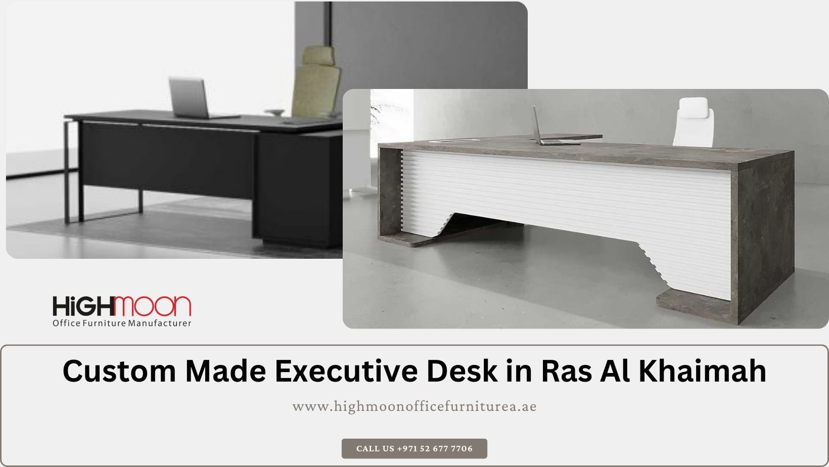 Custom Made Executive Desk in Ras Al Khaimah – Office Furniture