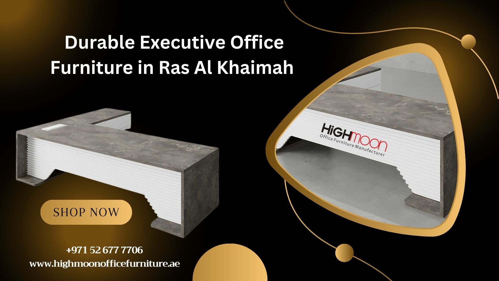 Durable Executive Desk in Ras Al Khaimah