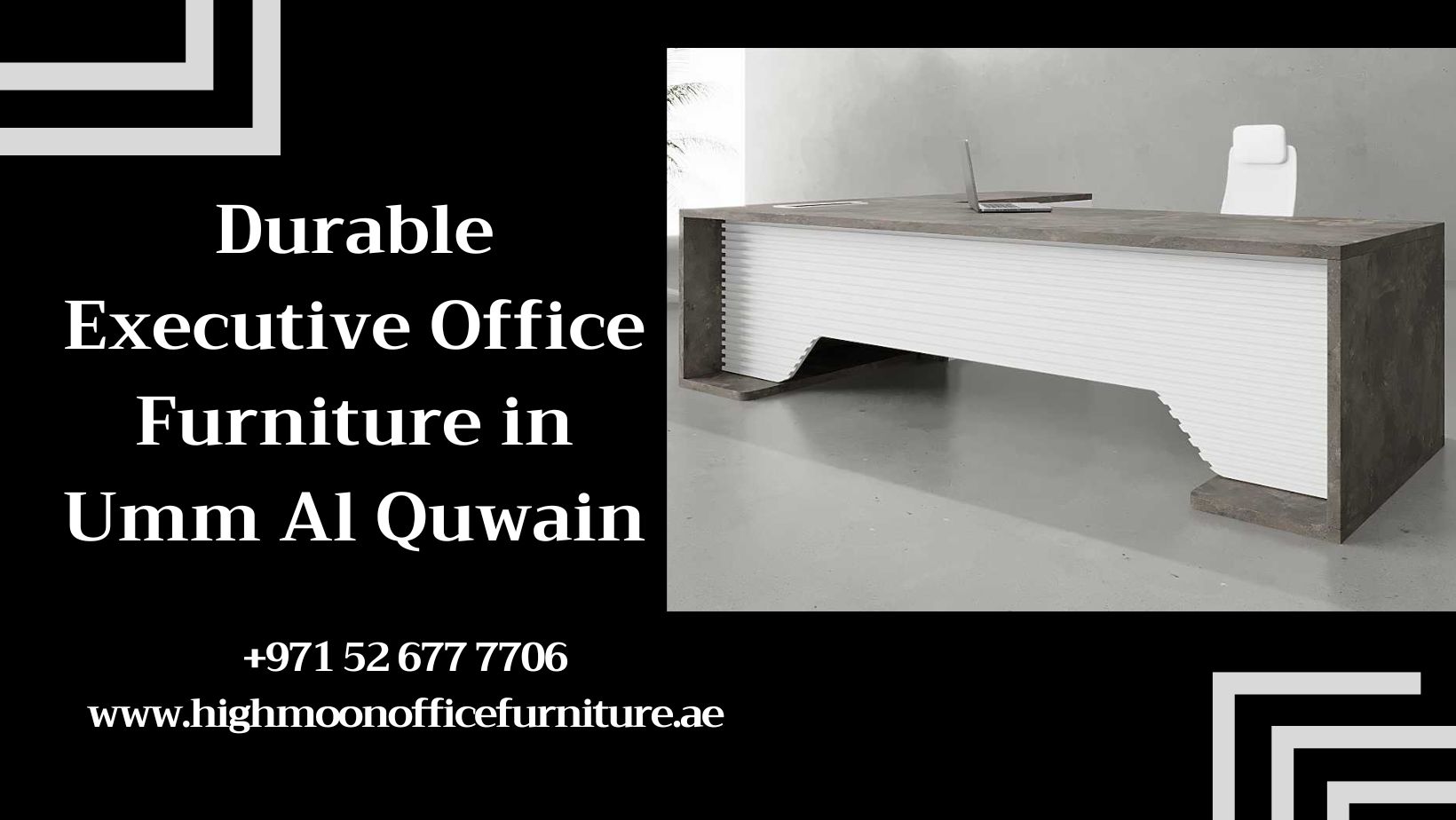 Durable Executive Desk in Umm Al Quwain