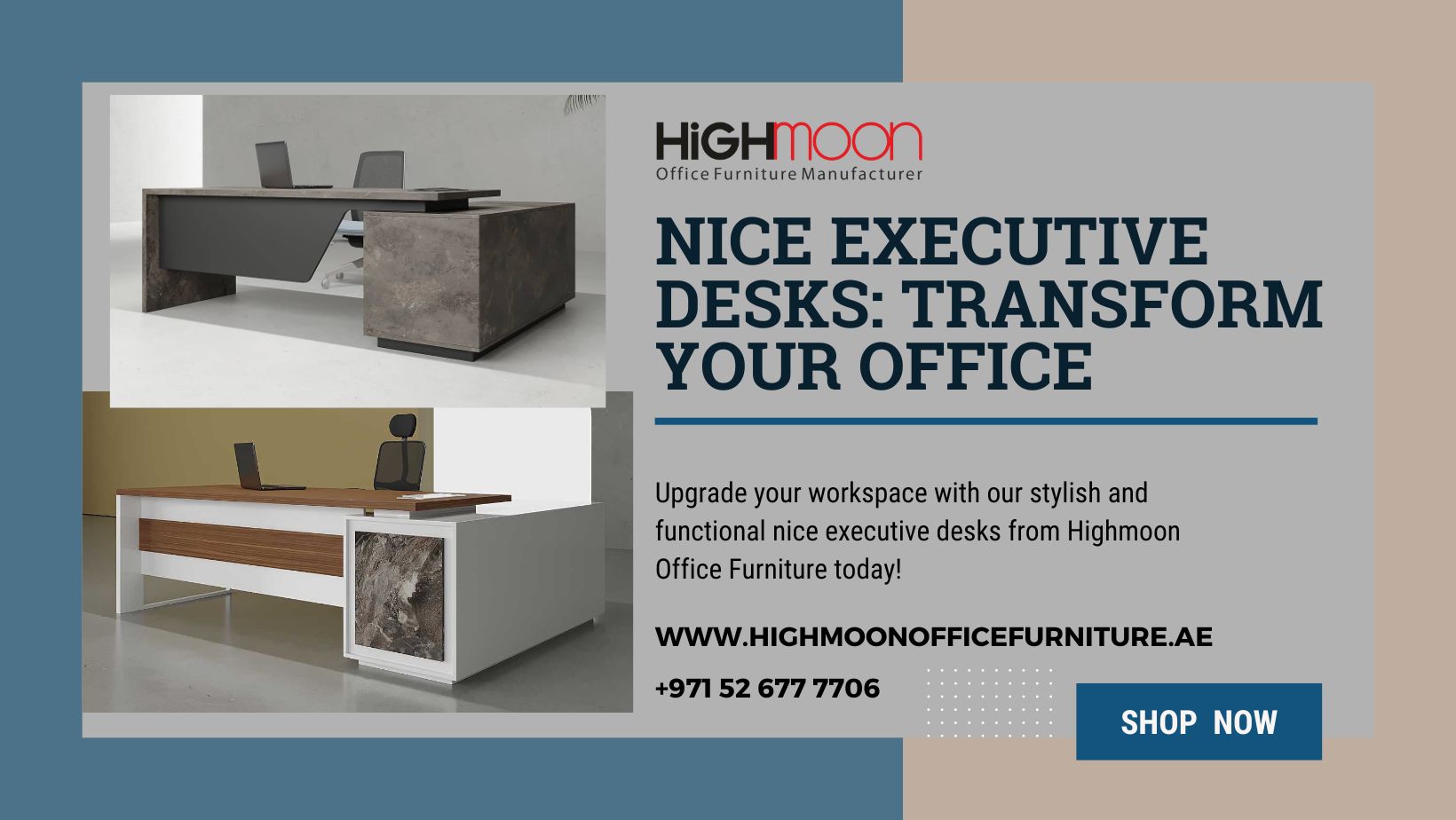 Elegant Nice Office Furniture in Fujairah