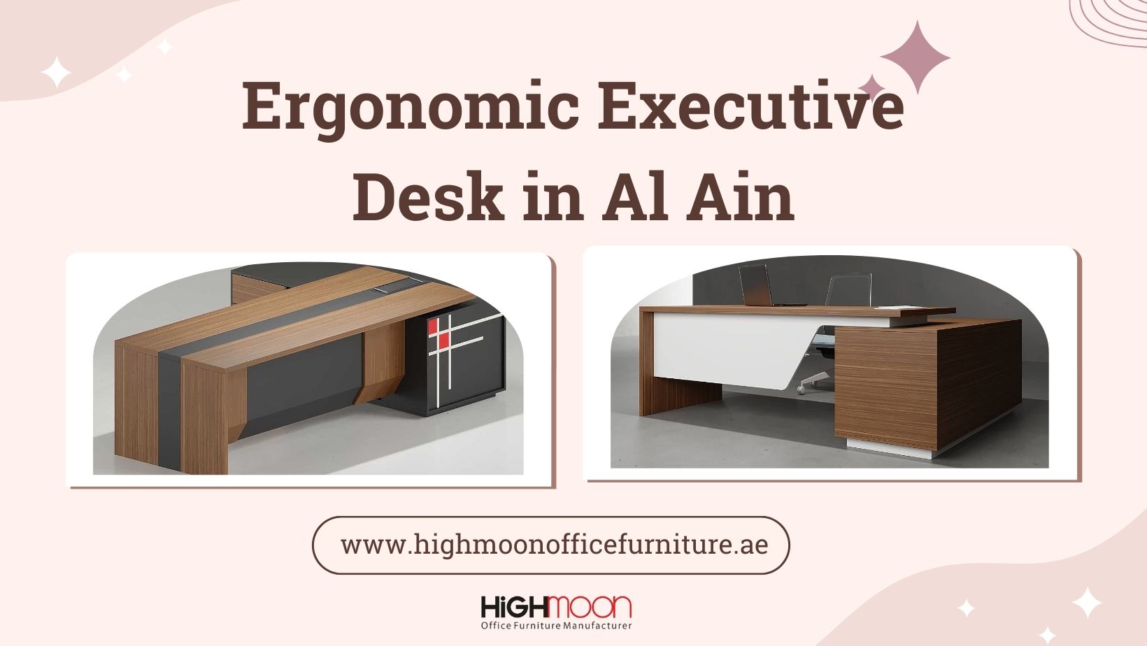 Ergonomic Executive Desk in Al Ain