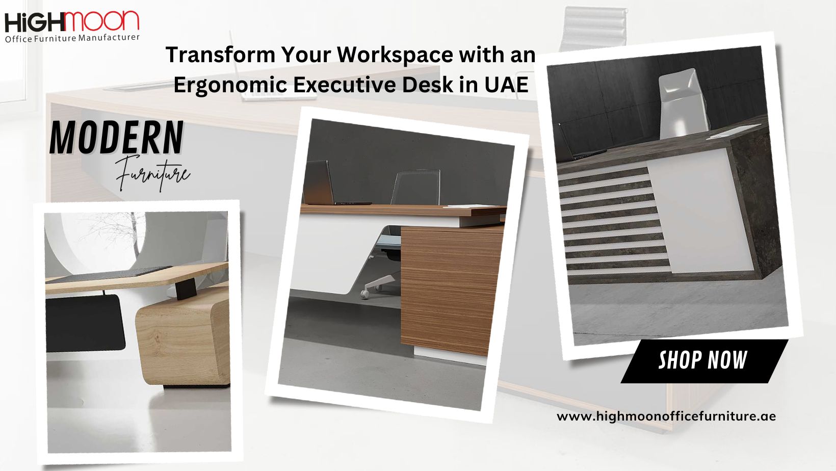 Ergonomic Executive Desk in UAE