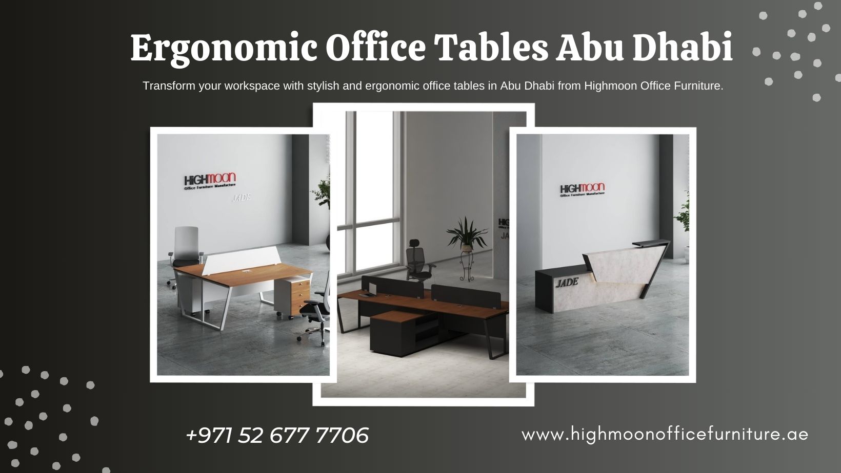 Ergonomic Executive Desks in Abu Dhabi