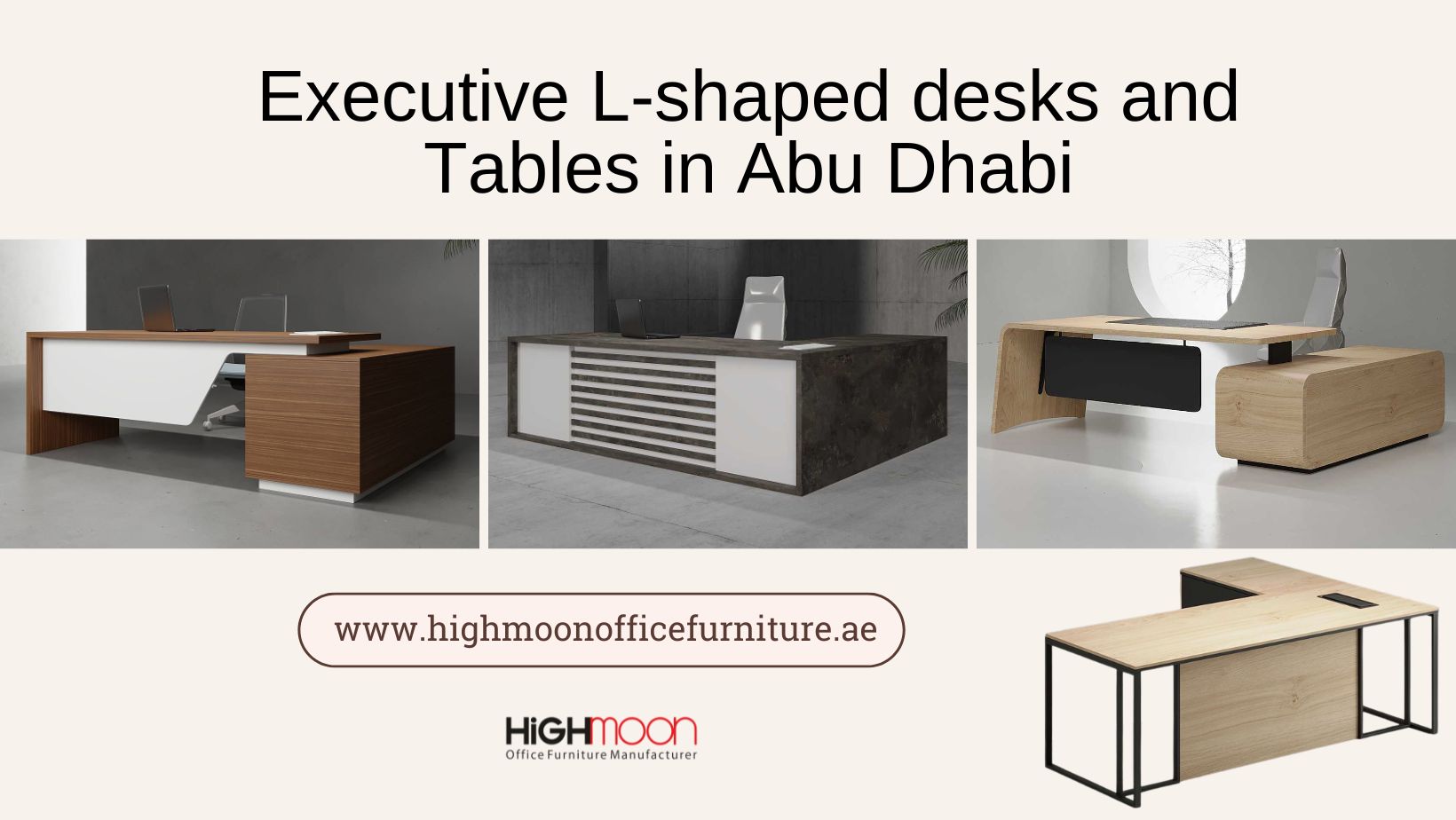 Executive L Shaped Desk in Abu Dhabi