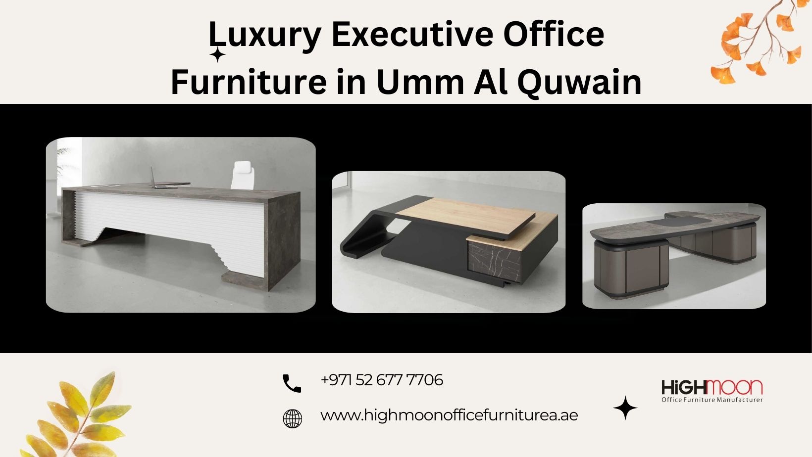 Looking for Executive Desks in Umm Al Quwain