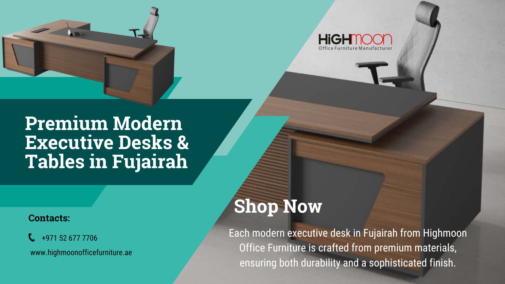 Modern Executive Desk in Fujairah