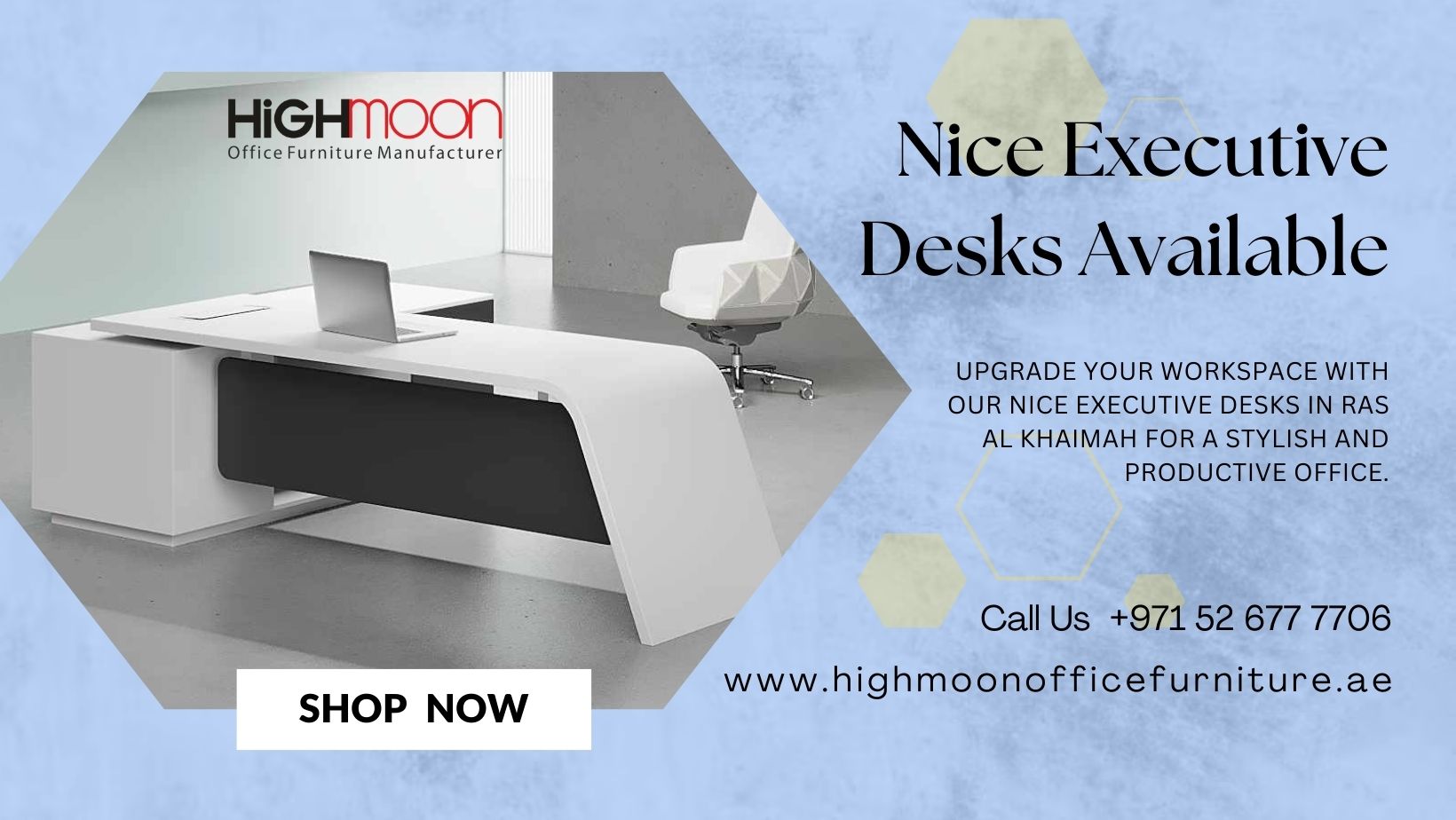 Nice Executive Desk in Ras Al Khaimah - Quality Office Furniture