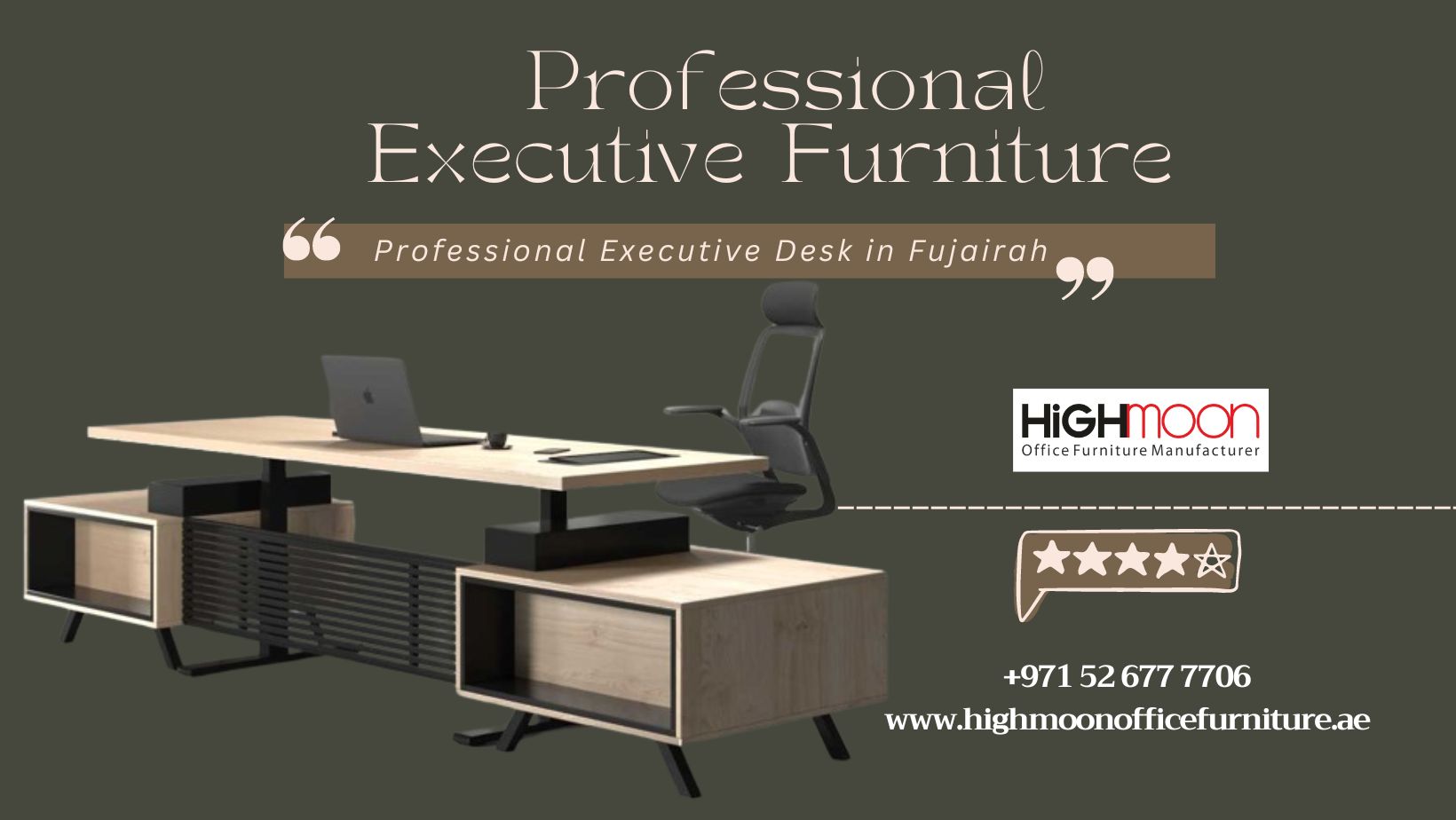 Professional Executive Desk in Fujairah