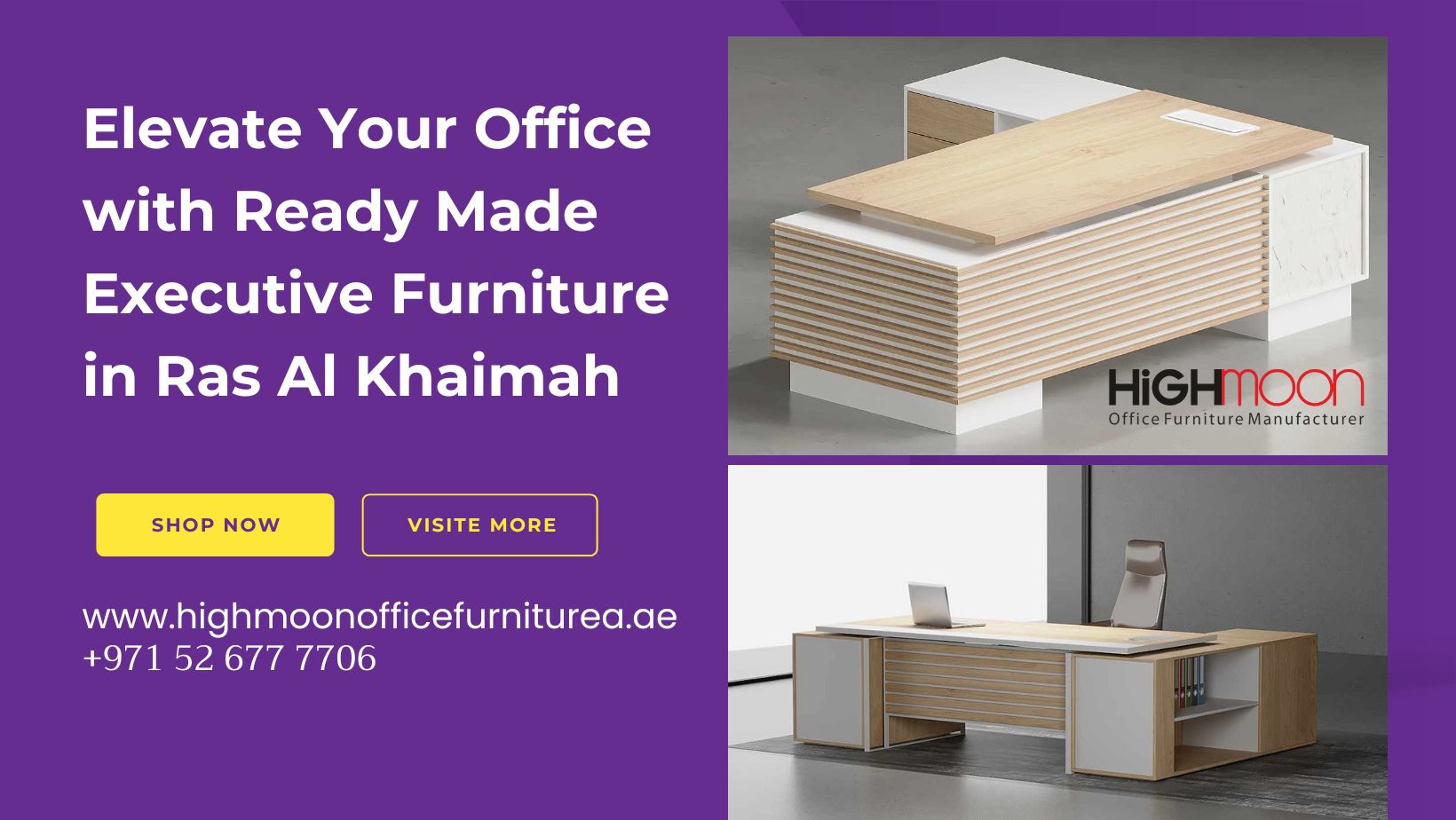 Ready Made Executive Desk in Ras Al Khaimah