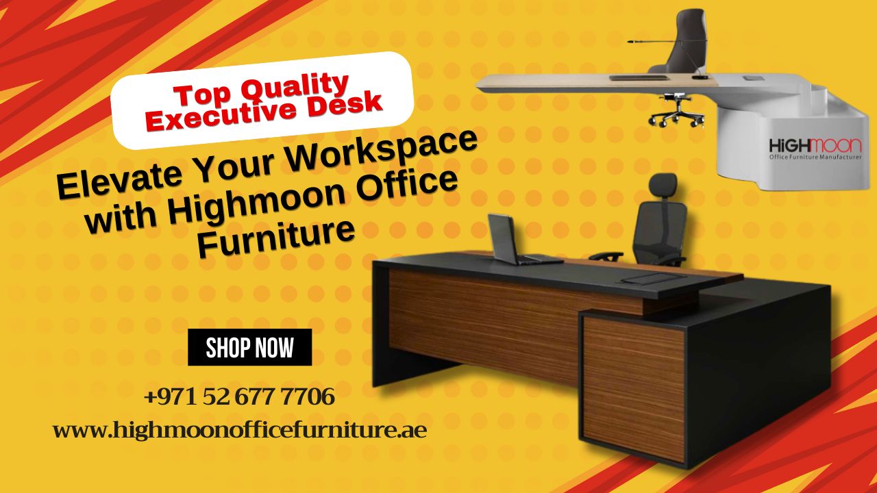 Top-quality executive desk with premium materials and elegant design