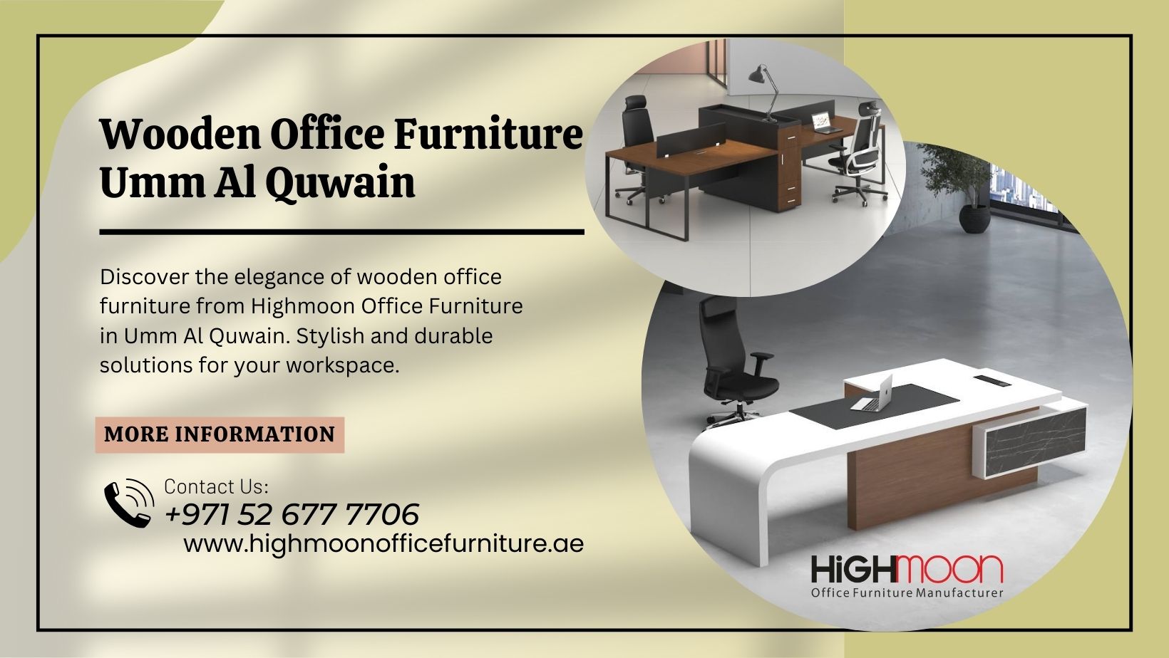 Wooden Executive Desk in Umm Al Quwain