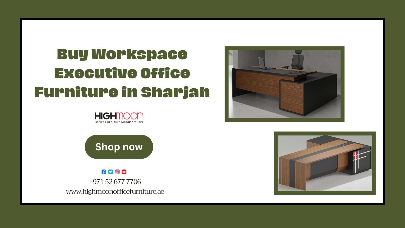 Workspace Executive Desk in Sharjah