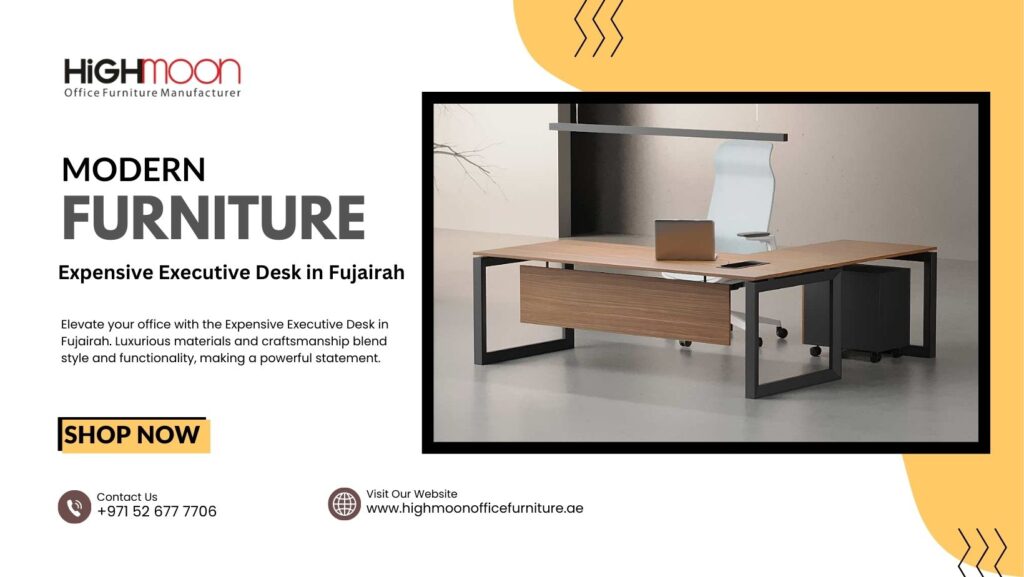 Expensive Executive Desk in Fujairah - Luxurious and functional office furniture