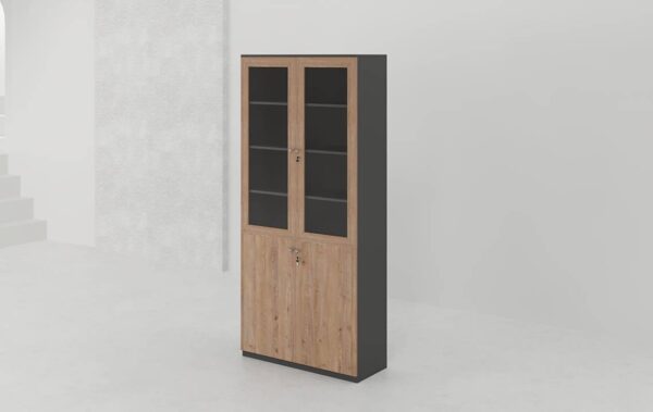 Sync Full Height Glass Door Cabinet